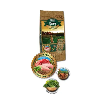 Farm Nature Adult Beef and Vegetables - храна за кучета в зряла възраст, телешко със зеленчуци
