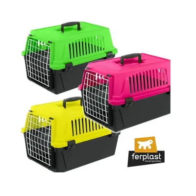 Транспортна клетка за кучета и котки Ferplast Atlas 20 NEON - Розова