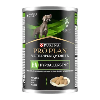 ProPlan Hypoallergenic HA 370 гр - мокра храна за кучета с хранителни алергии - консерва 370 гр