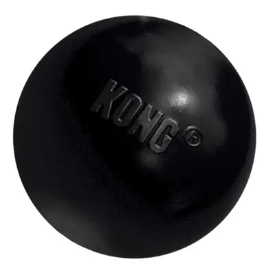 Kong Extreme Ball M/L , black - здрава топка от естествен каучук за кучета с тегло от 13 до 30 кг, черна