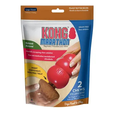 KONG Marathon 2-pk Peanut Butter L- лакомство с фъстъчено масло за кучета с тегло от 13 до 30 кг - 2 броя