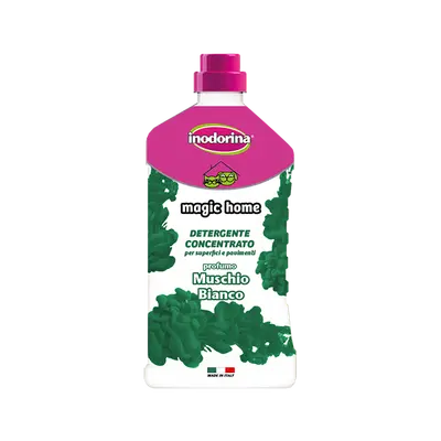 Inodorina Magic Home with WHITE MUSK PERFUME - концентрат, за почистване на под с аромат на бял мускус - 1000 мл