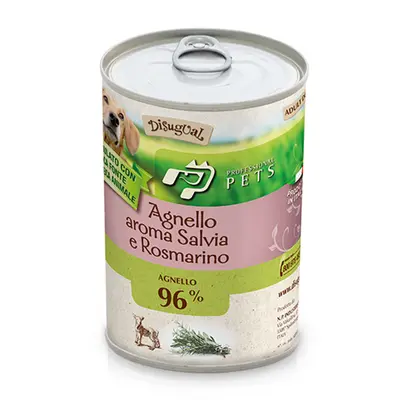 Disugual PROFESSIONAL PETS Lamb with Rosmarin - пълноценна храна за кучета с един източник на животински протеин, агнешко с розмарин