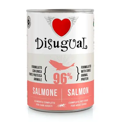 Disugual Salmon - пълноценна храна за кучета с един източник на животински протеин, със сьомга