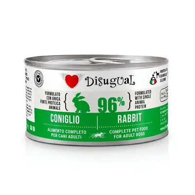 Disugual Rabbit - пълноценна храна за кучета с един източник на животински протеин, със заешко
