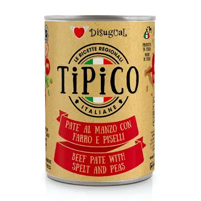 Disugual TIPICO Beef Pate with Spelt and Peas - с говеждо, спелта и грах