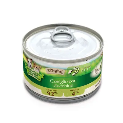 Disugual PROFESSIONAL PETS Rabbit with Zucchini - пълноценна храна за кучета с един източник на животински протеин, заешко с тиквички