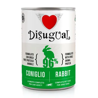 Disugual Rabbit - пълноценна храна за кучета с един източник на животински протеин, със заешко