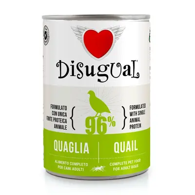 Disugual Quail - пълноценна храна за кучета с един източник на животински протеин, с пъдпъдък