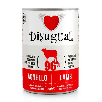 Disugual Lamb - пълноценна храна за кучета с един източник на животински протеин, с  агнешко