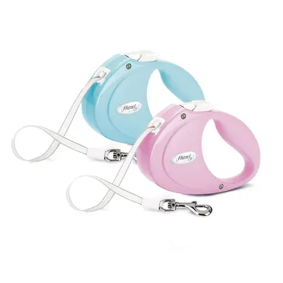 Flexi Puppy - Автоматичен повод за малки кученца до 12 кг - светлосин