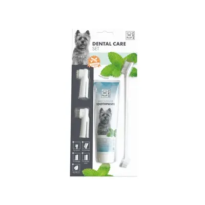 M-Pets Dental Care set - Комплект за почистване на зъби от 4 части
