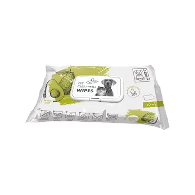 M-Pets Pet cleaning wipes Avocado - Мокри кърпички с авокадо - 40 бр.
