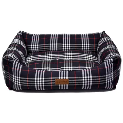 Dubex Danish bed Medium - Меко легло, тъмно синьо райе, 62 x 44 x 22 см
