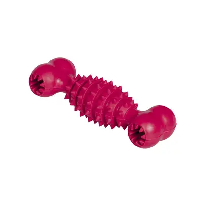Nobby Rubber bone - гумен кокал с отвори за лакомства - 17,5  см