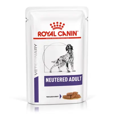 Royal Canin Neutered Adult Pouch - за кастрирани кучета или кучета с предразположеност към наддаване на тегло  - 12х100 гр