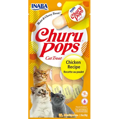 Inaba Churu Pops Chicken- Желиран снакс с пиле 4 бр. в пакет