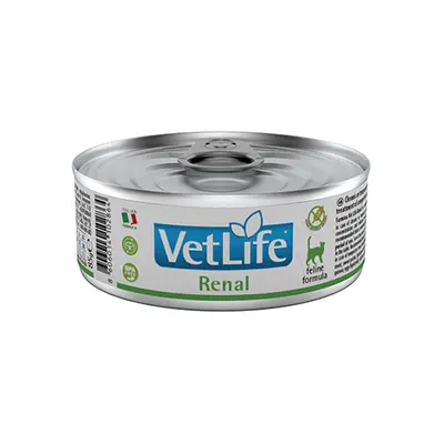 Farmina Vet Life Feline Renal - пълноценна диетична храна за котки с бъбречна недостатъчност 85гр.