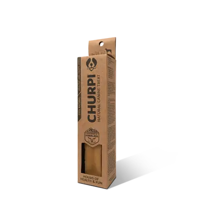 CHURPI Natural Dog Snack Extra Large - Натурално дентално лакомство за кучета от едри породи над 25 кг, 17-19 см, 200 гр