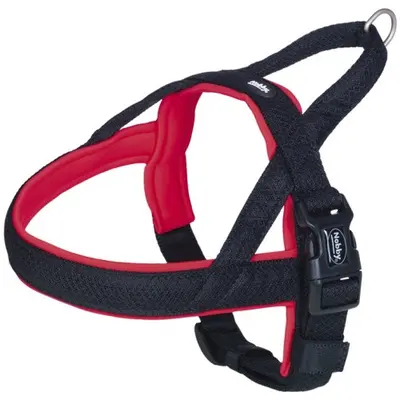 Nobby Mesh Preno Harness - нагръдник за кучета, червен цвят, различни размери-68-85 см./40-45 мм.