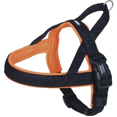Nobby Mesh Preno Harness - нагръдник за кучета, оранжев цвят, различни размери-68-85 см./40-45 мм.