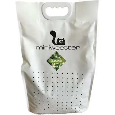 Miniweetter Chamomile 7 l - Биоразградима соева котешка тоалетна с аромат на Лайка, 7 л