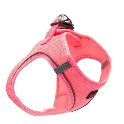 Dubex AIR MESH Harness - нагръдник за кучета, цвят неон розов, различни рамери-2XS 24-28см./28-32см.