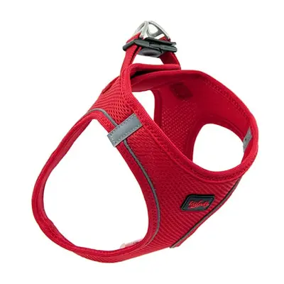 Dubex AIR MESH Harness - нагръдник за кучета, червен, различни рамери-XS 28-30см./32-36см.
