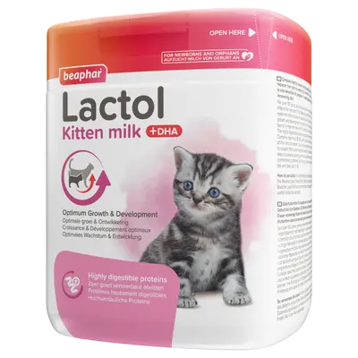 Beaphar Lactol - сухо мляко за котенца, 500 г