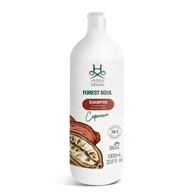 HYDRA VEGAN FOREST SOUL Shampoo - Универсален шампоан за ежедневна употреба за кучета и котки, концентрат 1л