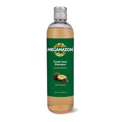 MEGAMAZON Shampoo Forest Soul 1:1 - Успокояващ и хидратиращ шампоан с купуасу, 300 мл.