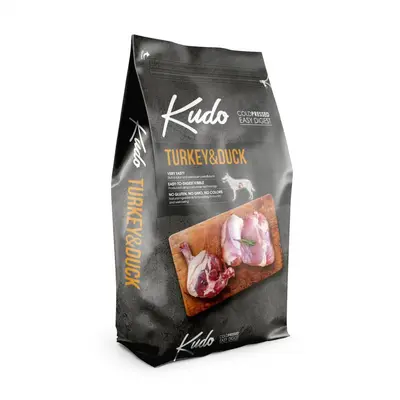 Kudo Low Grain Turkey/Duck Mini Junior храна за кучета от мини породи до 1 год - 3 кг.