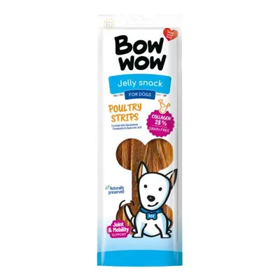 BOW WOW GRAINFREE - Ленти от говежди колаген и птичи дроб - 60 гр