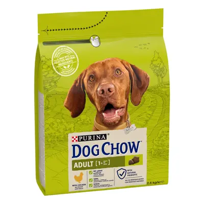 Dog Chow Adult Chicken - пълноценна суха храна за кучета в зряла възраст с пилешко - 2,5 кг