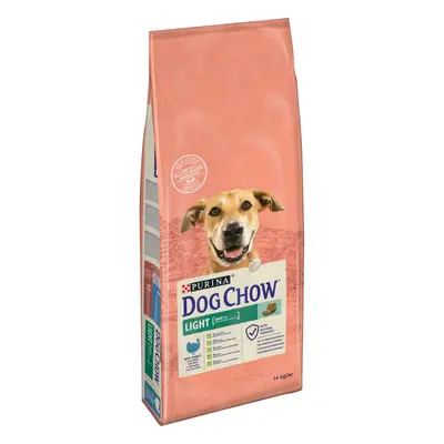 Dog Chow Аdult Light Turkey - пълноценна нискокалорична суха храна за кучета в зряла възраст с пуешко - 14 кг