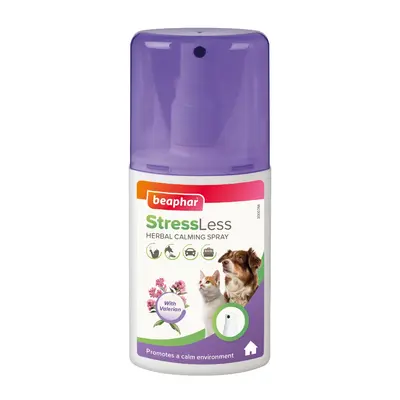 Beaphar StressLess Herbal Calming Home & Travel Spray - Успокояващ спрей за кучета и котки с валериана, 125 мл