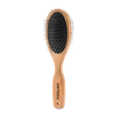 Artero Nova - Double Slicker Pin Brush - Идеална за разресване на фина козина на котки и кучета