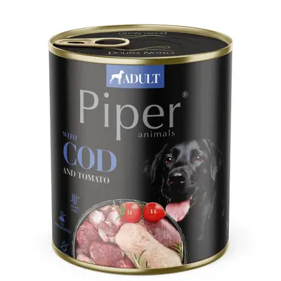 Piper  Adult Dog храна за кучета с треска и домати, 800 г