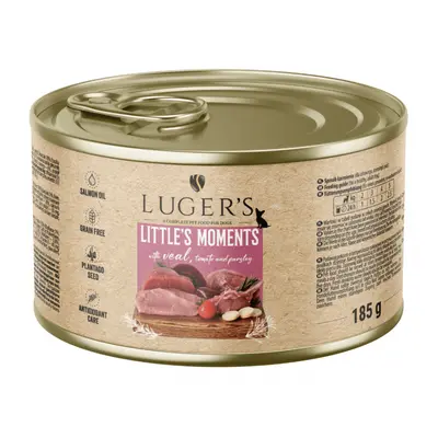 Luger`s  Dog храна за дребни породи кучета с телешко и домати, 185 г