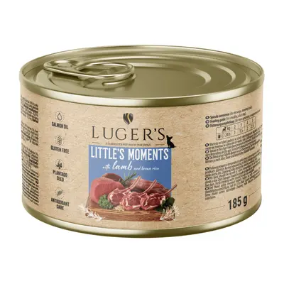 Luger`s  Dog храна за дребни породи кучета с агне и кафяв ориз, 185 г