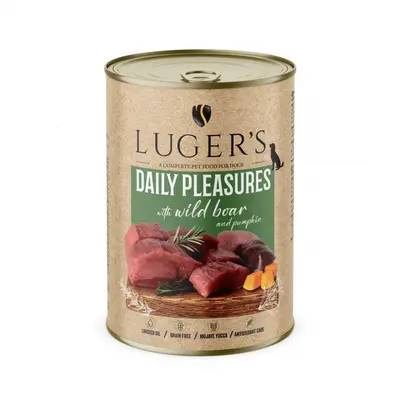 Luger`s  Dog храна за кучета с глиган и тиква, 400 г