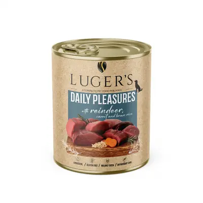 Luger`s  Dog храна за кучета с еленско и моркови, 800 г
