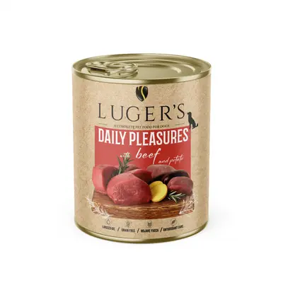 Luger`s  Dog храна за кучета с говеждо и картофи, 800 г