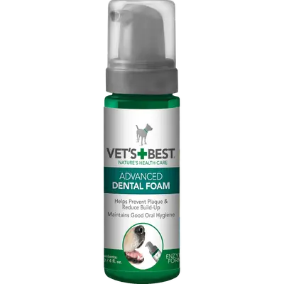Vet's Best Advanced Dental Foam 150 мл дентална пяна с ензими, здравец, мента и карамфил