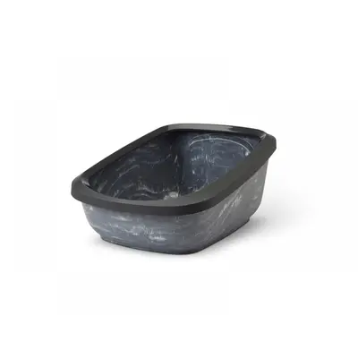 Savic  Aseo Jumbo Marble котешка тоалетна черен мрамор/антрацит, 67.5x48.5x28 см