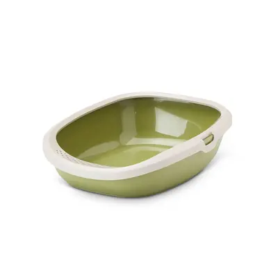 Savic  Gizmo Happy Planet L 52x39.5x15см - мока, гранит/зелено