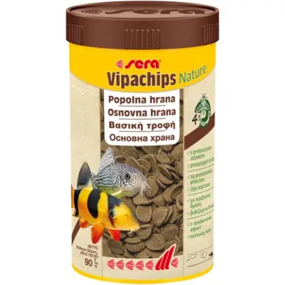 sera Vipachips Nature 100 мл - храна за придънни рибки