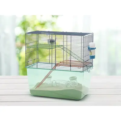 Savic Клетка  Habitat Metro 51 x 26 x 52.5см, двуетажна, с аксесоари, за хамстери и гербили