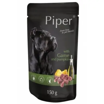 Piper  Adult пауч дивеч/тиква, 150 г - 10 броя СТЕК