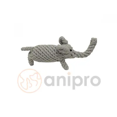 Anipro  Играчка слон въже 25 см, 120 г